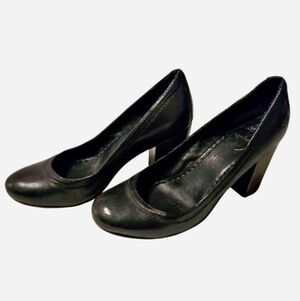 Frye Leather Block Heels